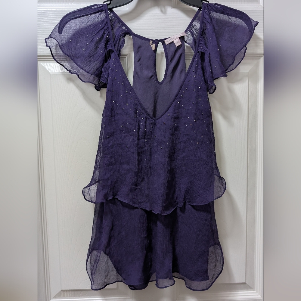 Rebecca Taylor Purple Blouse
